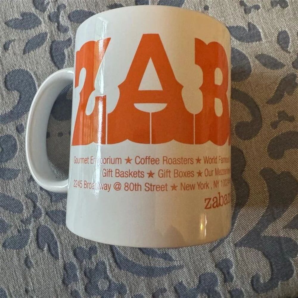 Vintage Zabar’s NYC New York Advertising Coffee Mug